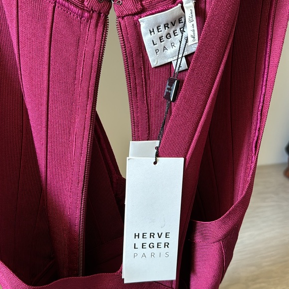 18. NWT HERVE LEGER dress - Picture 4 of 5